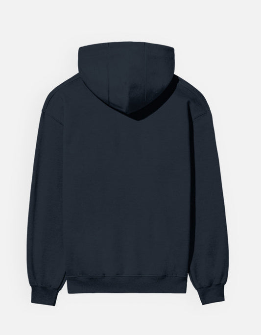 Chaze Fit regular-fit hoodie back showing body and sleeve shape