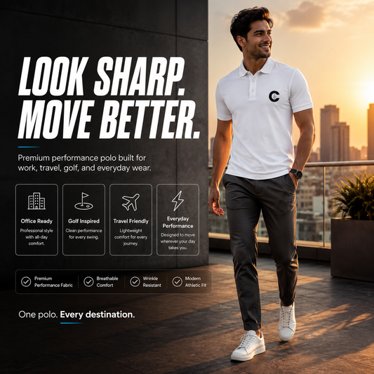 Chaze Fit Airtex polo t-shirt 220 GSM honeycomb cotton knit with structured collar tested through 30 wash cycles