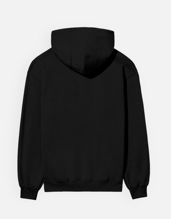 Chaze Fit regular-fit 300 GSM cotton fleece hoodie in classic colour
