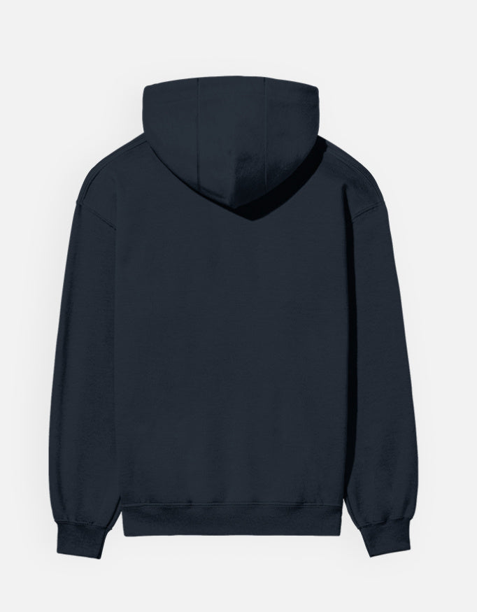 Chaze Fit regular-fit hoodie back showing body and sleeve shape