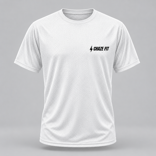 Chaze Fit sports tee for buying a T-shirt and shorts outfit