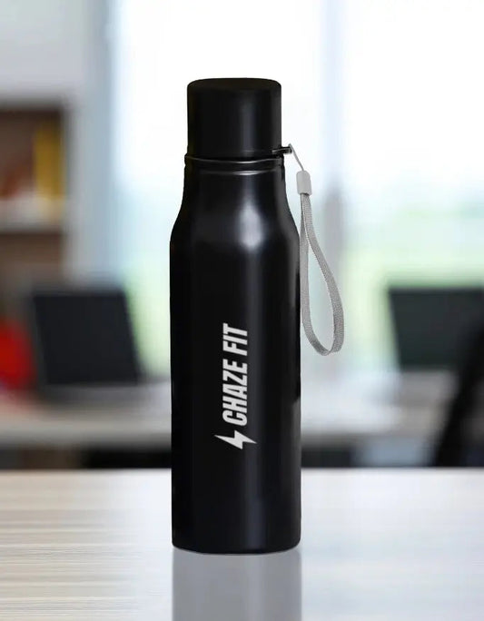 Chaze Fit engraved steel water bottle — product illustration for “Engraved Steel Bottle vs Regular Steel Bottle: Is The Engraving Worth It?”