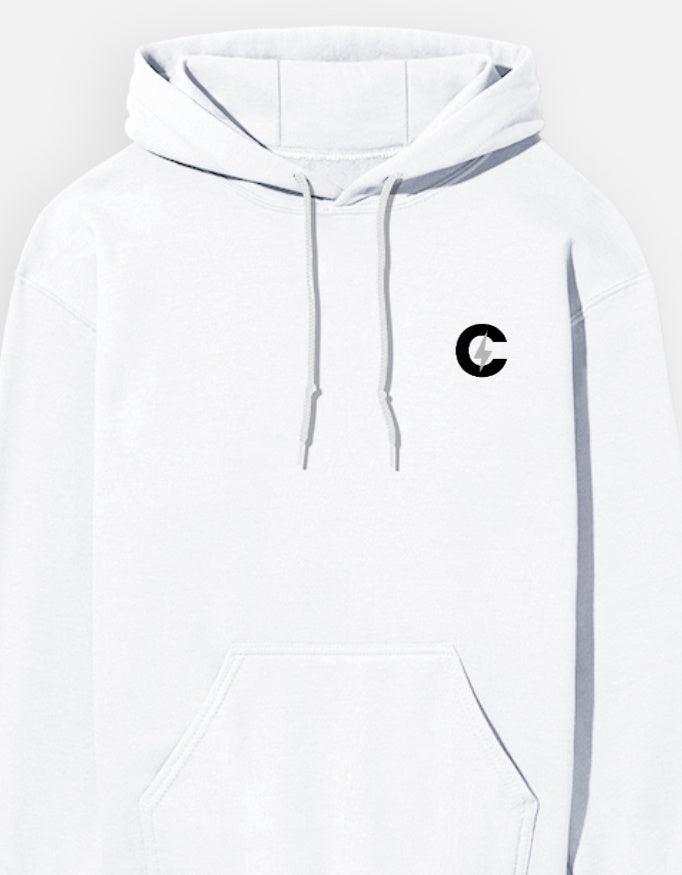 Chaze Fit pastel cotton fleece hoodie pocket detail