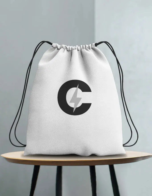 Chaze Fit drawstring gym bag — product illustration for “Gym Bag vs Backpack: Which Should You Actually Buy For Daily Training?”