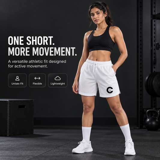 Chaze Fit Sports Shorts with built-in mesh liner for gym, running and HIIT