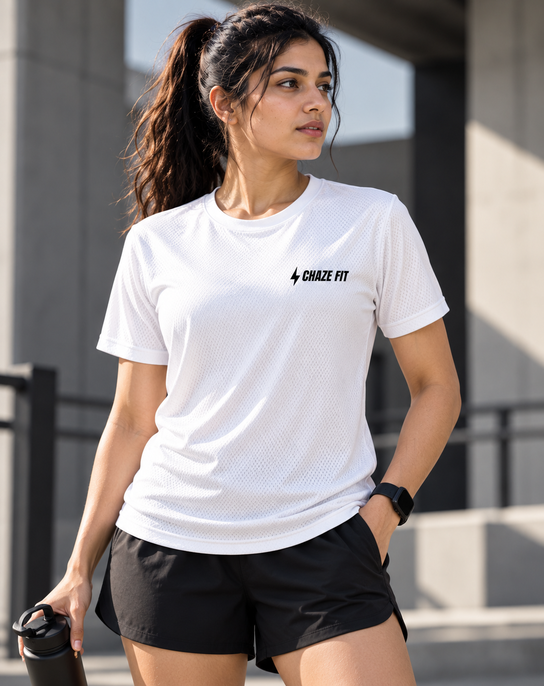 Chaze Fit unisex Dri-Fit T-shirt for gym training and cardio