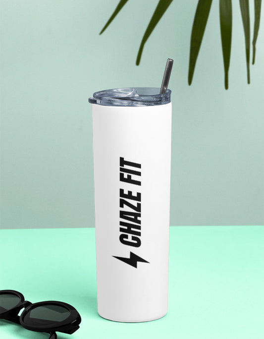 ChazeFit Stainless Steel Tumbler Bottle 20oz – Double-Wall Insulated Gym Bottle with Metal Straw India